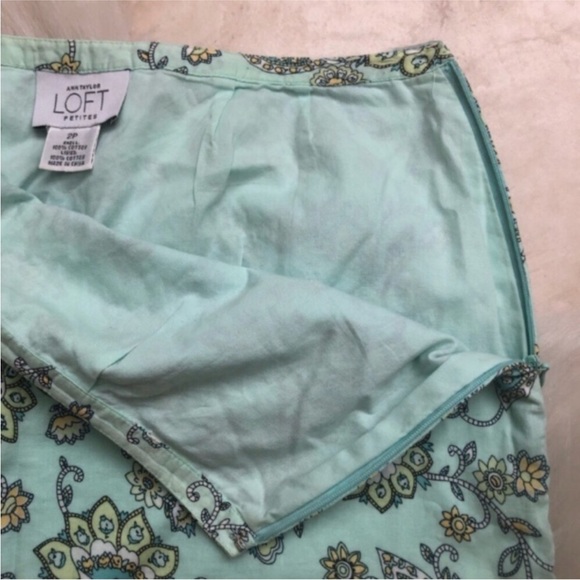 LOFT Paisley Midi Skirt - Picture 4 of 6